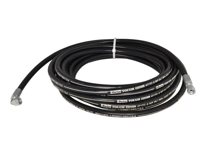 GN-HOSE ASSY,1/2,90 FEM,STR