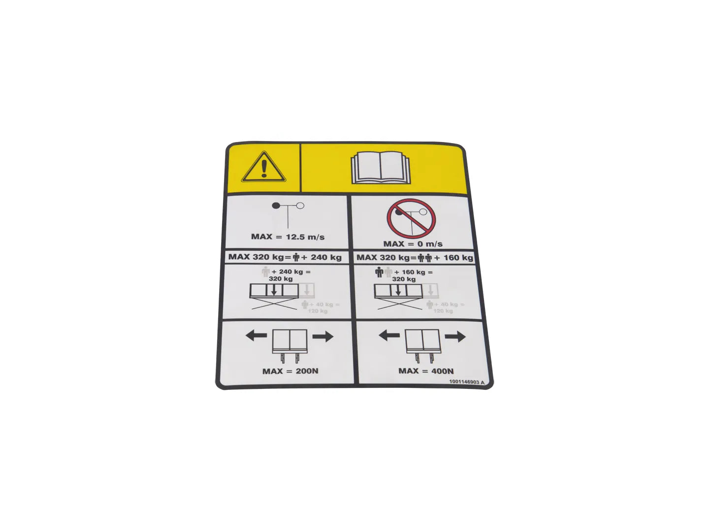 DECAL,CAPACITY