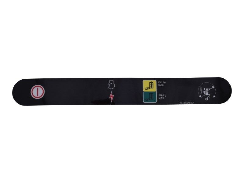 DECAL,STOP &amp; AUX POWER (CE)