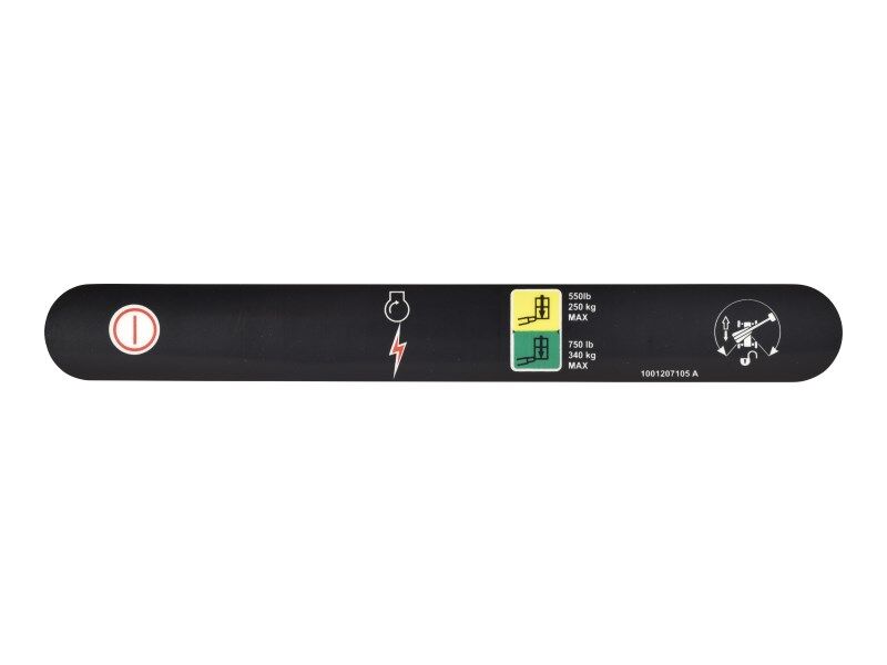 DECAL,STOP &amp; AUX POWER (ANSI)