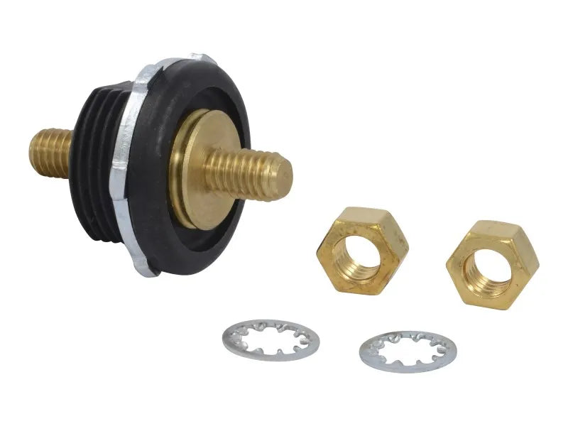 CONNECTOR,FEED THRU (BLACK)