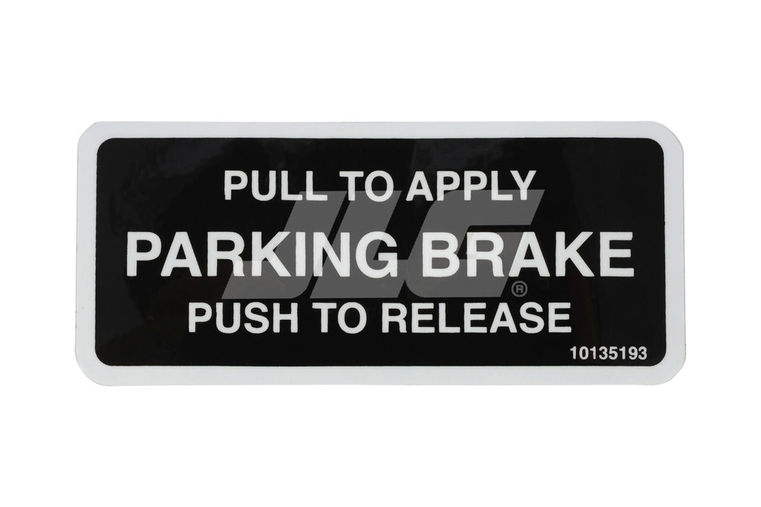DECAL, PARKING BRAKE