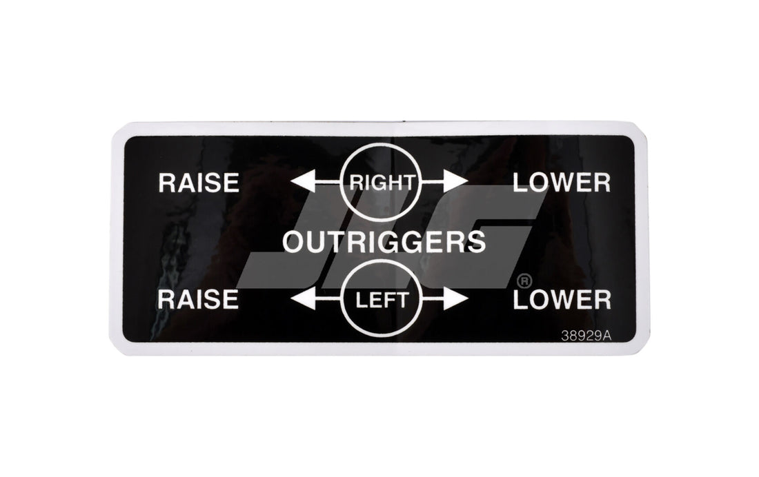 DECAL, OUTRIGGER CONTROL