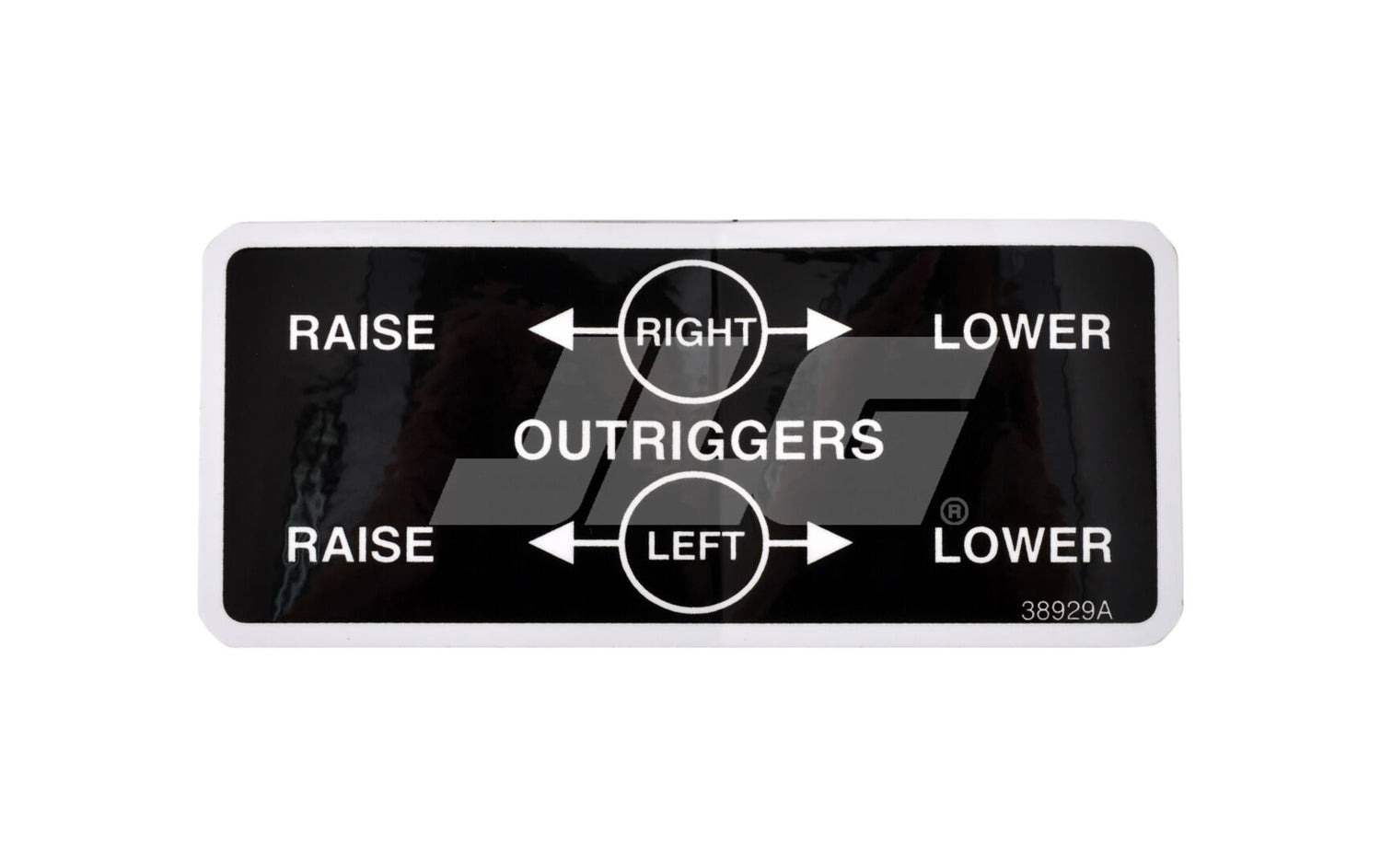 DECAL, OUTRIGGER CONTROL