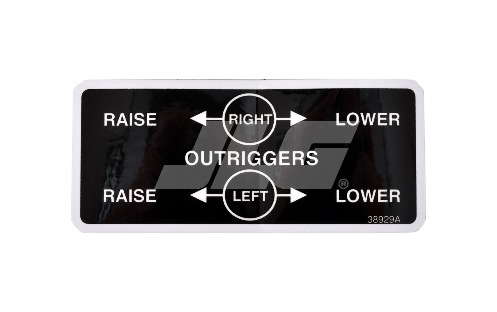 DECAL, OUTRIGGER CONTROL