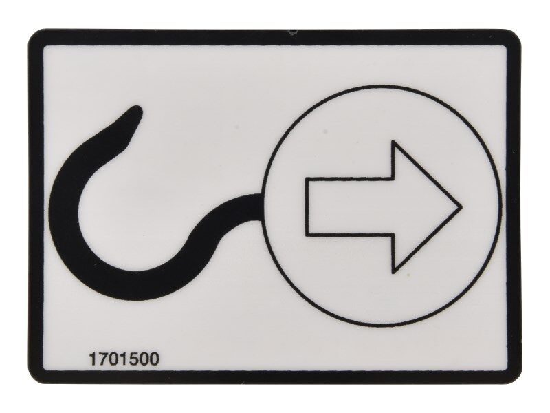 JLG® Machine Lift Here Decal