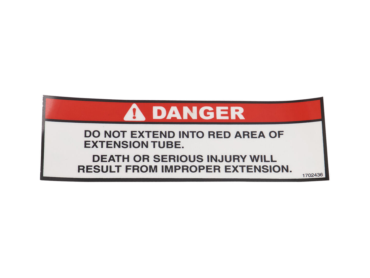 DECAL, (DANGER EXT)