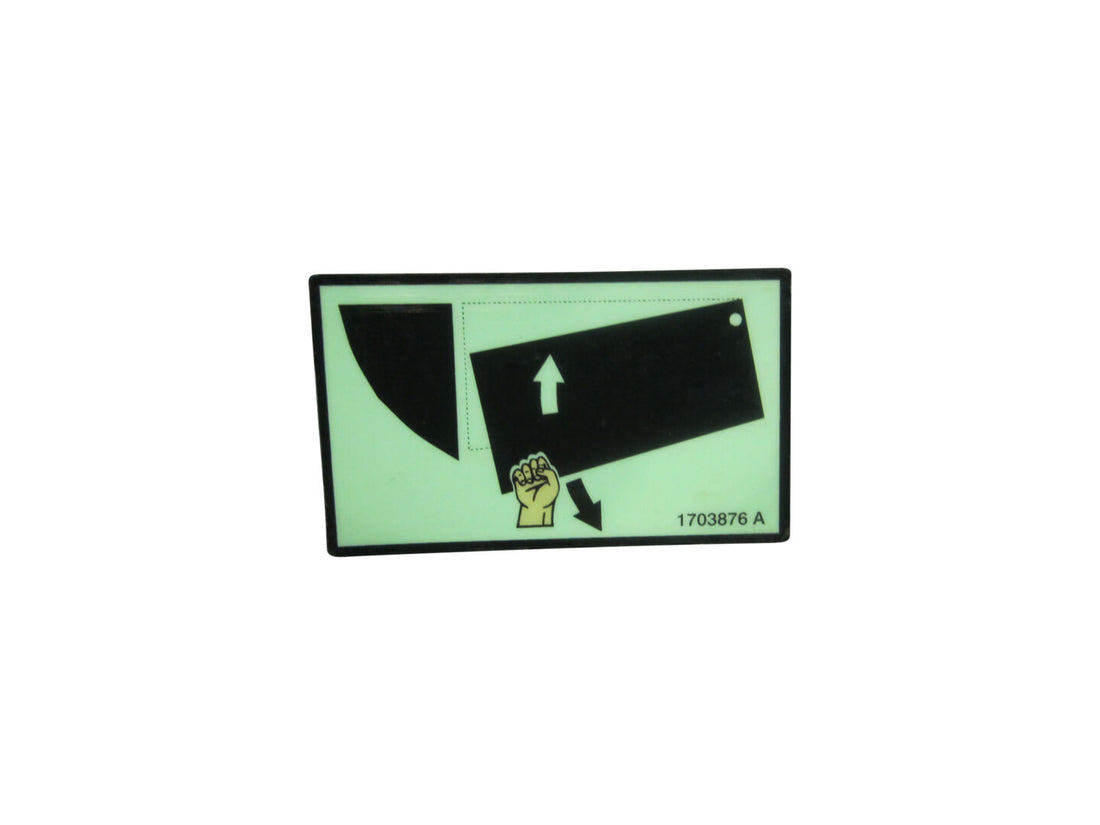 DECAL,ENG TRAY SWING