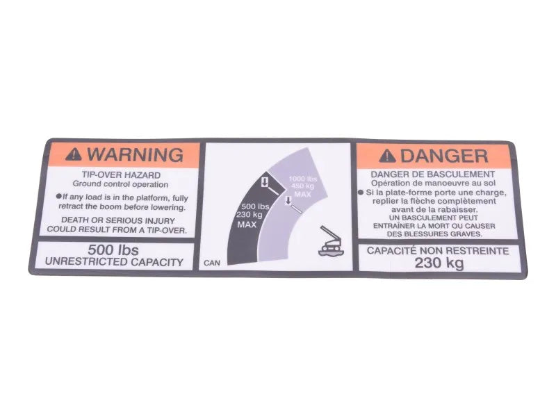 DECAL, WARNING DUAL CAP (CAN)