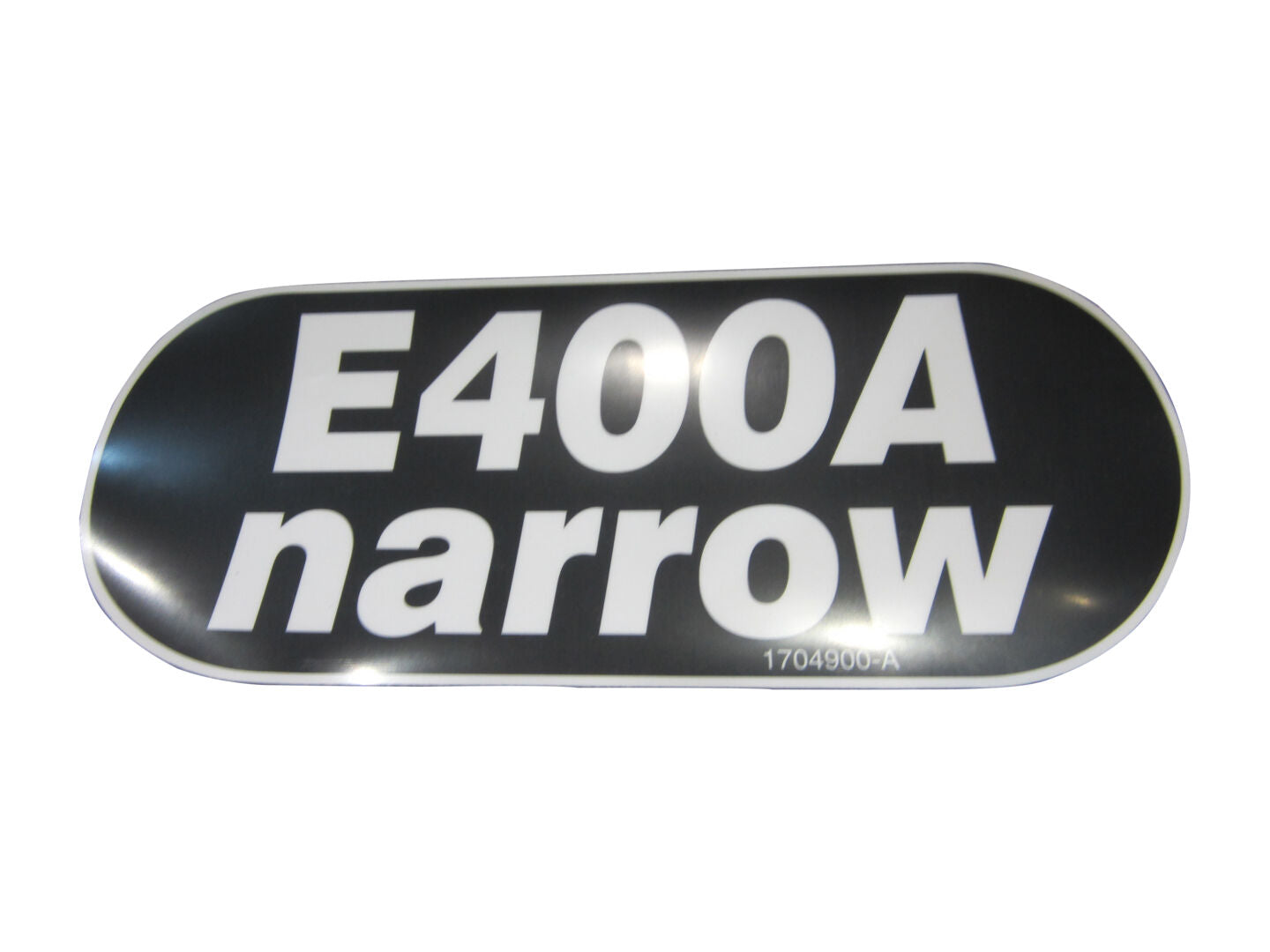 DECAL,MODEL DESIGNATION E400A