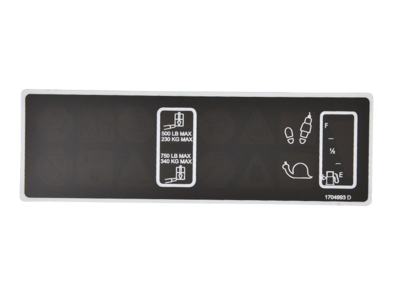 DECAL,LIGHT PANEL 750
