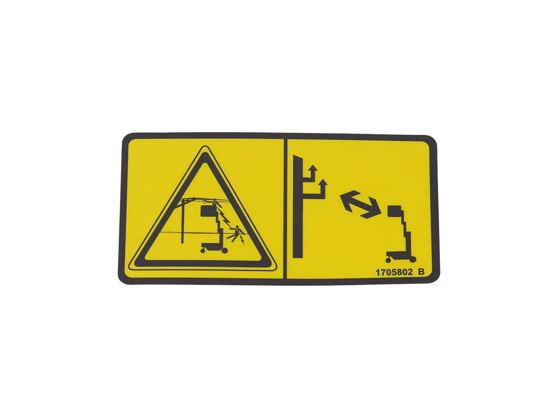 DECAL,ELEC. HAZARD (POR)
