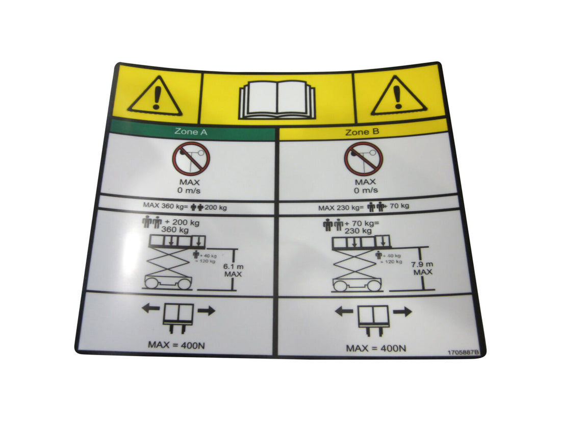 DECAL,CAPACITY (230KG,360KG)