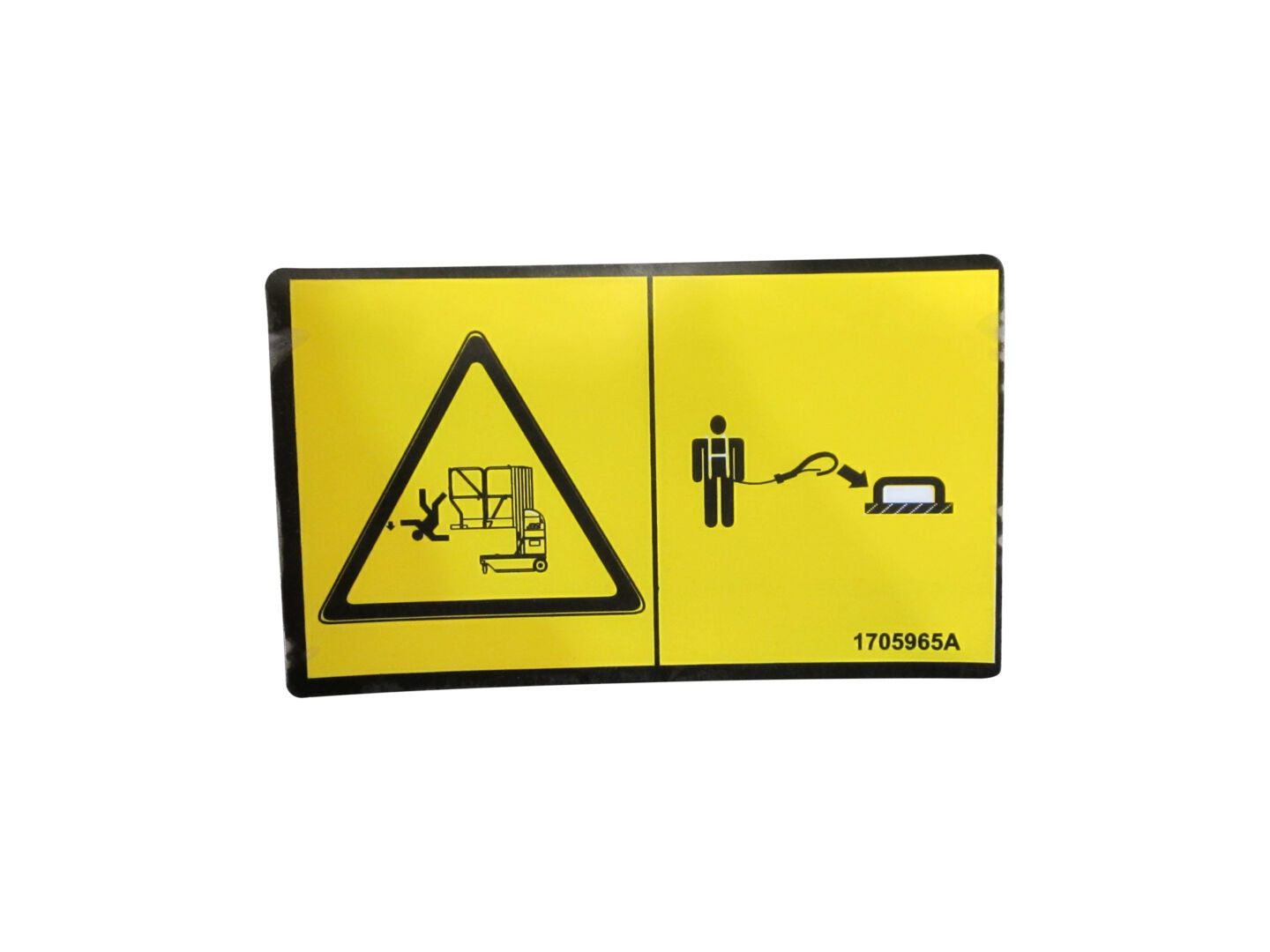 DECAL,WARNING FALL PROTECTION
