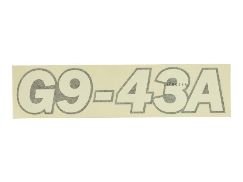 DECAL,G9-43A