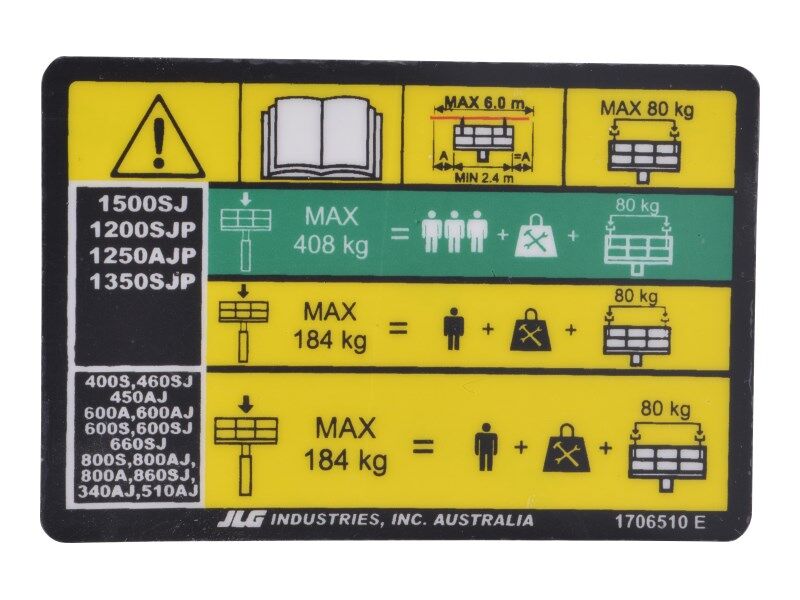 DECAL,  TUBE RACK CAP (AUS)