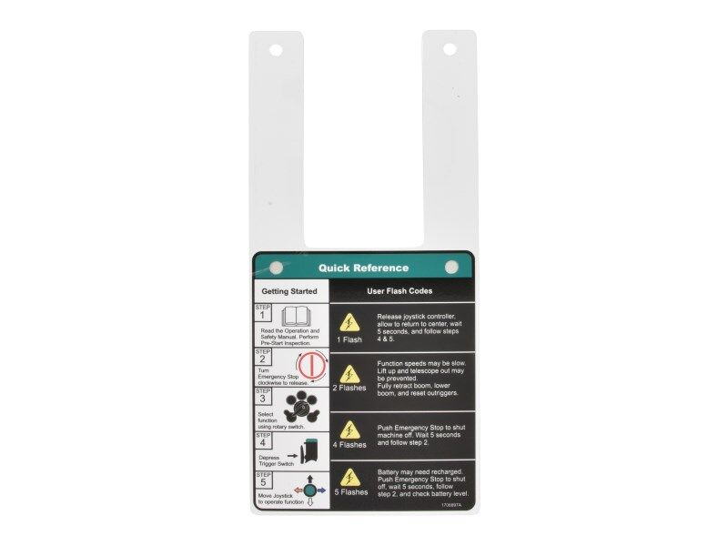 DECAL,QUICK REFERNCE TAG