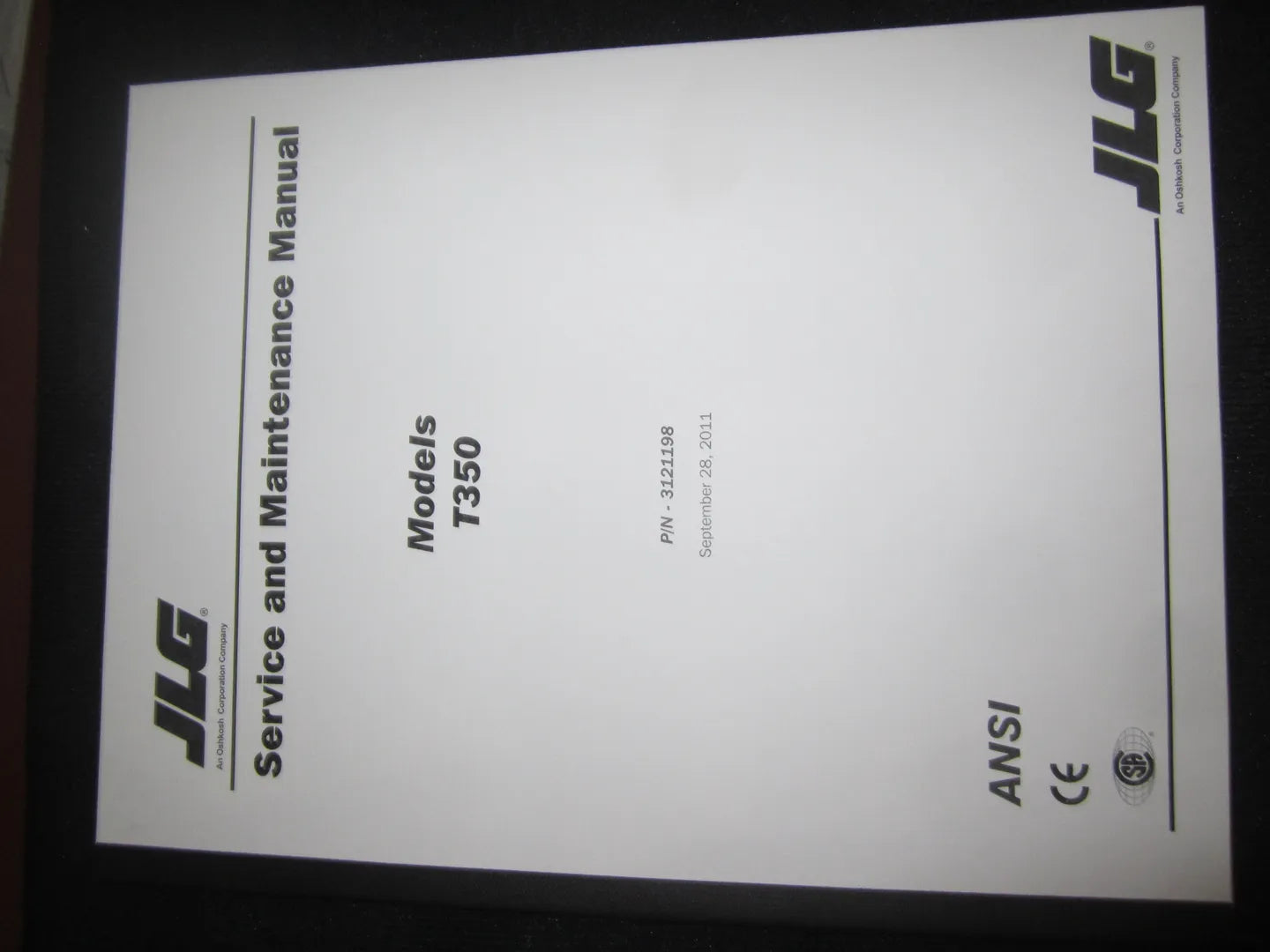 MANUAL, T350 GLOBAL SERVICE