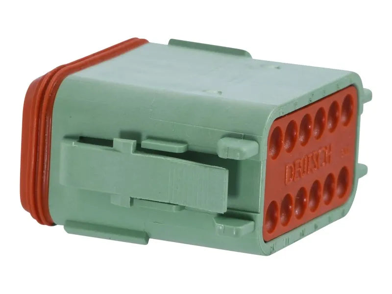 TERMINAL,12 POS PLUG C (GREEN)