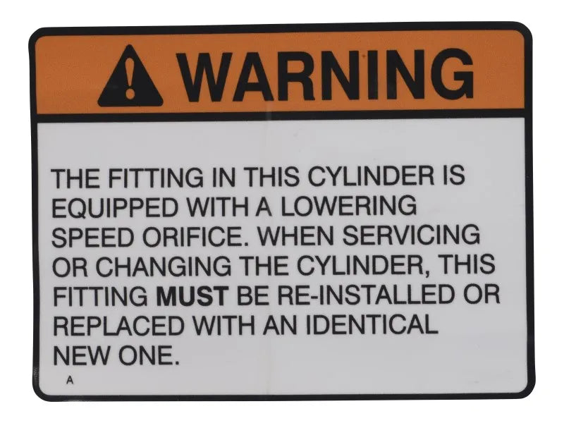 DECAL, ORIFICE