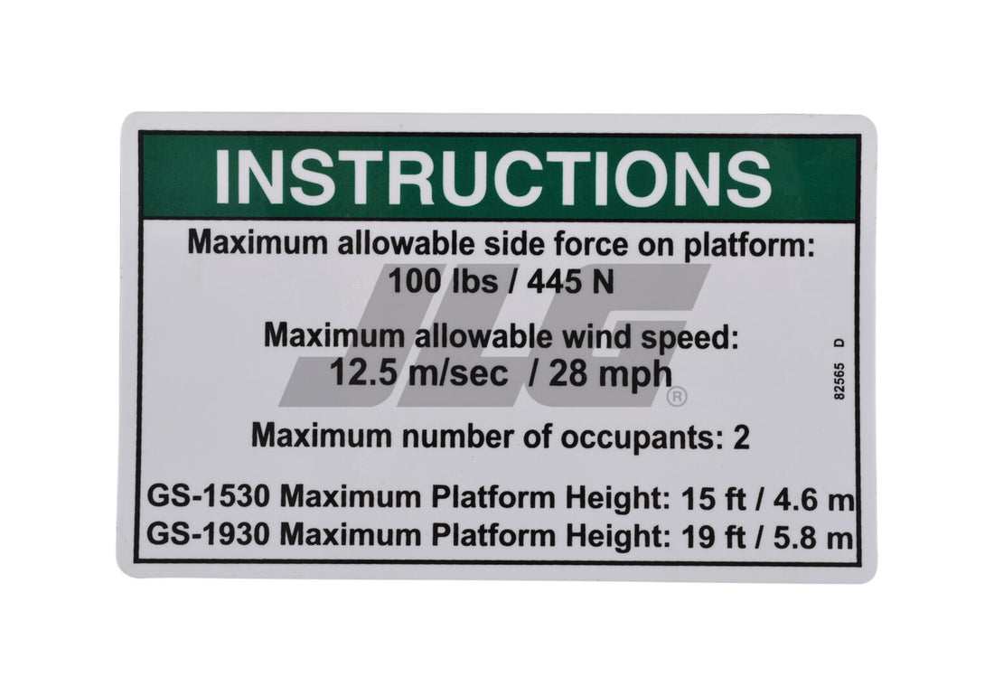INSTRUCT-SIDE FRC,ANSI