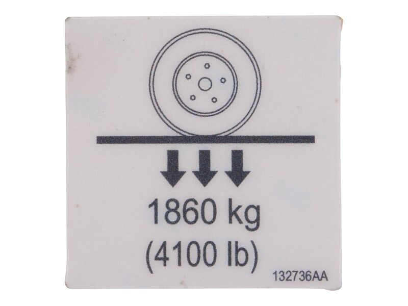 DECAL,WHEEL LOAD