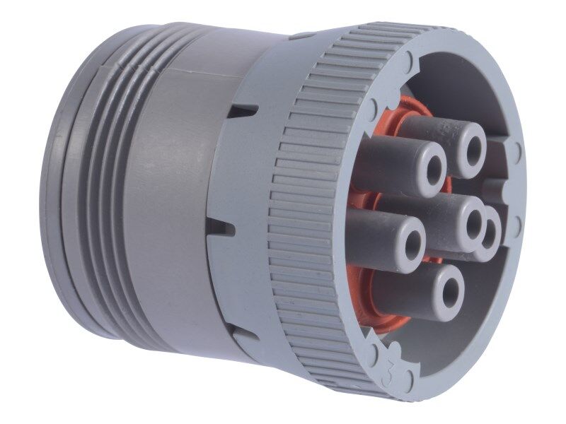 CONNECTOR, FEMALE 6 POS THREAD
