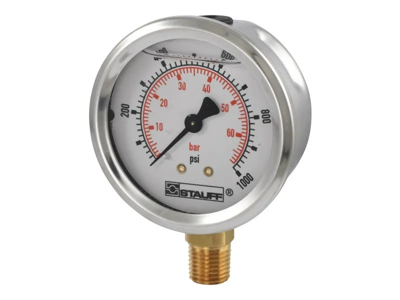 GAUGE W/RUBBER COVER 1000 PSI