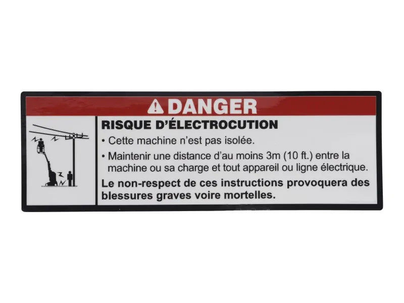 DECAL, ELECTROCUTION HAZARD