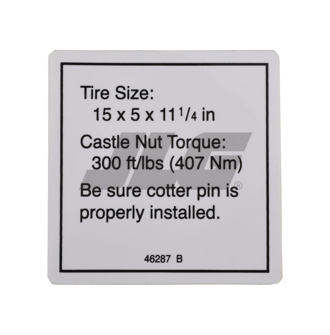 GN-LABEL-TIRE SPEC