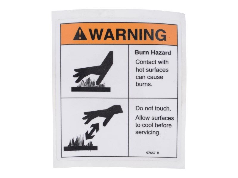 GN-DECAL, BURN HAZARD