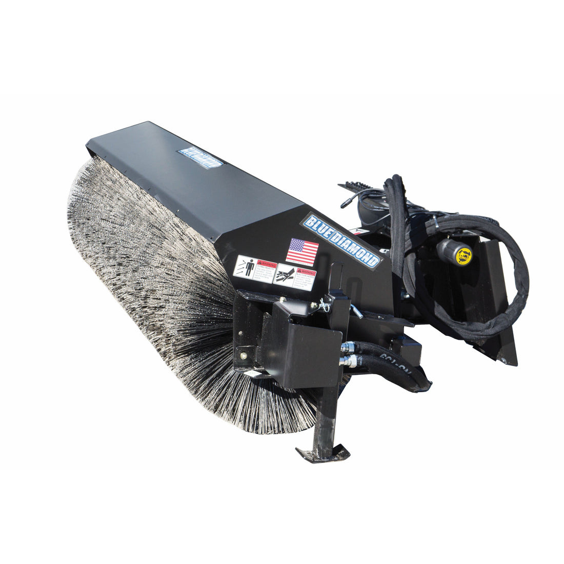 Skid/Track Angle Broom